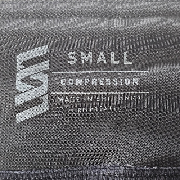 VRST compression leggings small second skin training tights black workout pants - Picture 3 of 8